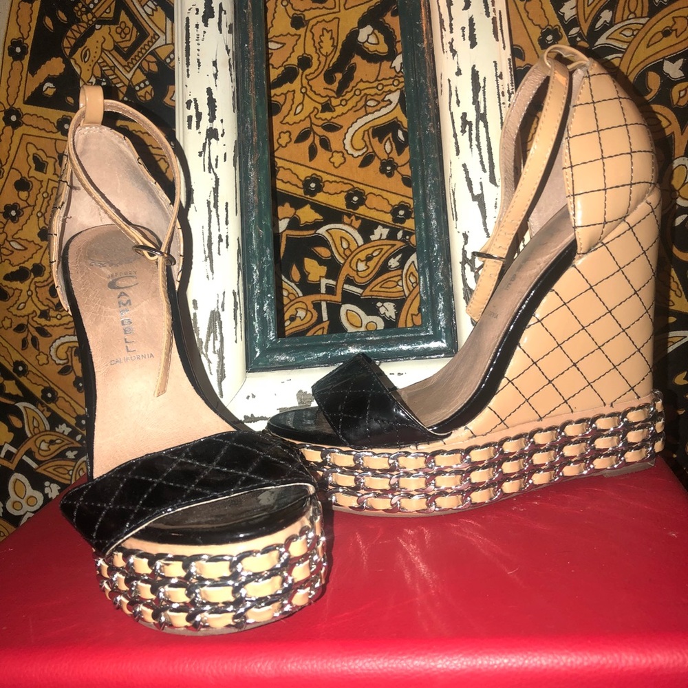 Jeffrey Campbell Chain Wedge Shoes